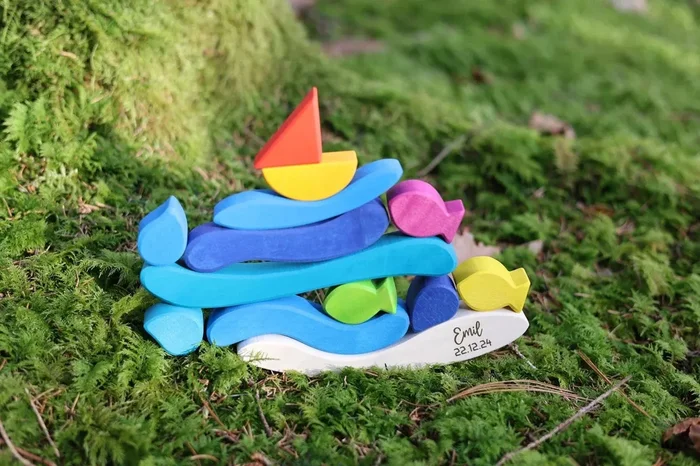 Stapelspiel personalisiert Wasserwelt