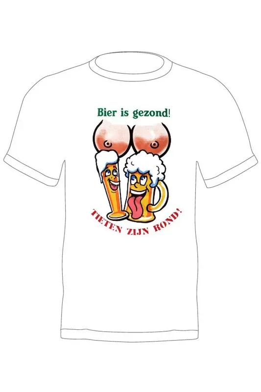 T-Shirt-Bier Ist Gesund Und Titten Sind Rund