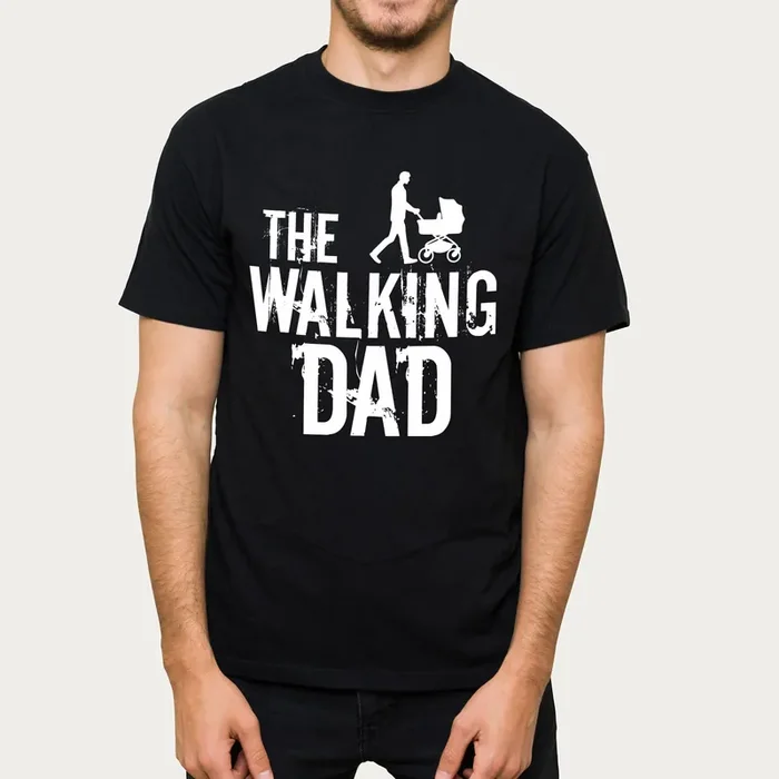 T-Shirt für Papas zum Vatertag oder Geburtstag The Walking Dad Motivwahl