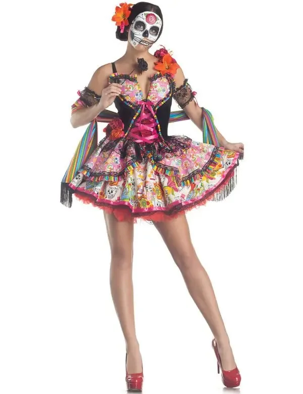 Tödliches Popstar -Frauenkostüm Damenkostüm