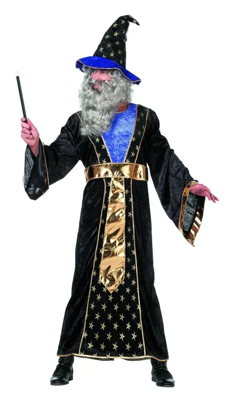 Traditioneller Zauberer Mit Hut Herrenkostüm