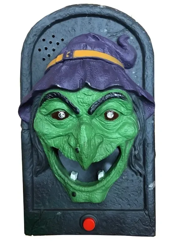 Türklingel Bewegte Hexe Mit Licht Und Sound 18 Zentimeter