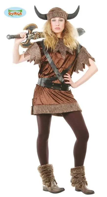 Unbezwingbarer Wikinger Damenkostüm