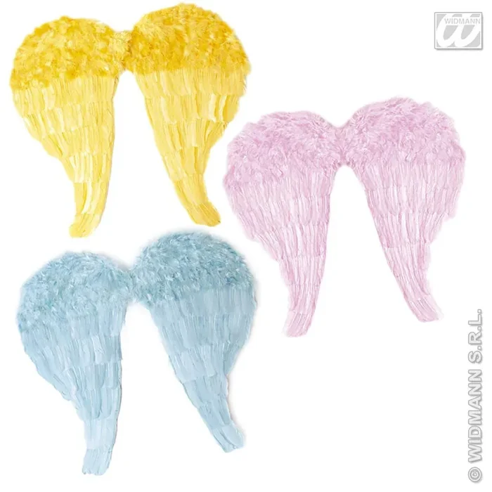 Veren Vleugel Engel, 46x51cm In Pastelkleur