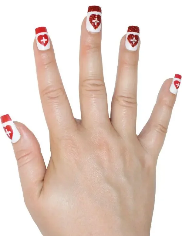 Verpleegster Nagels Vrouw