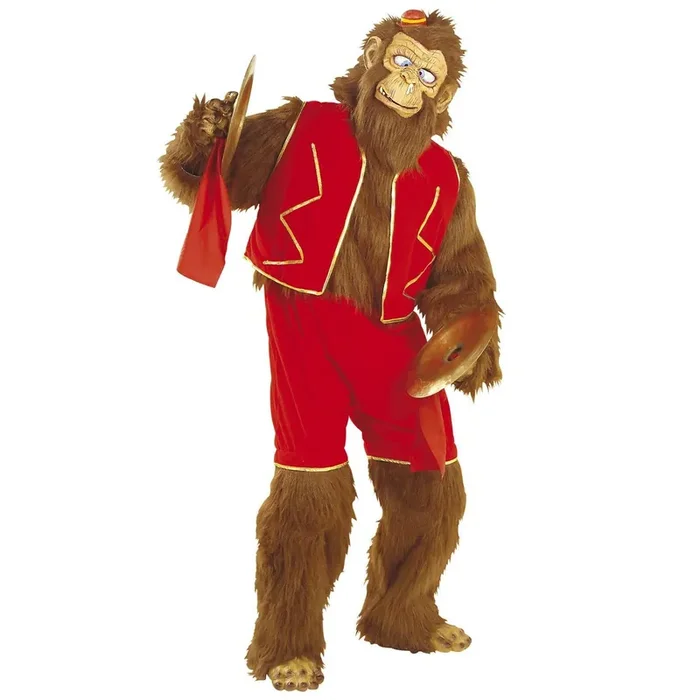 Verrückter Affe Im Plüsch -Man -Kostüm Herrenkostüm