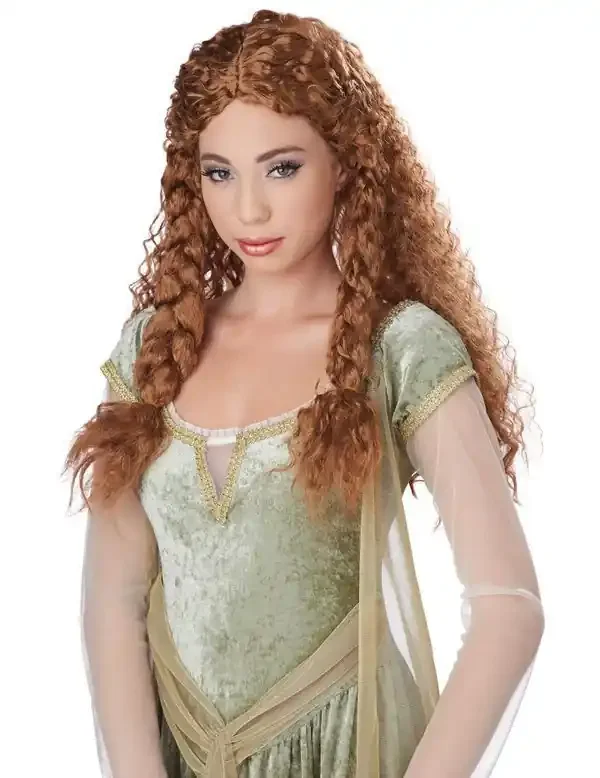 Viking Prinses Pruik, Brunette