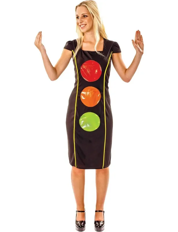 Vrouw Stoplicht Jurk