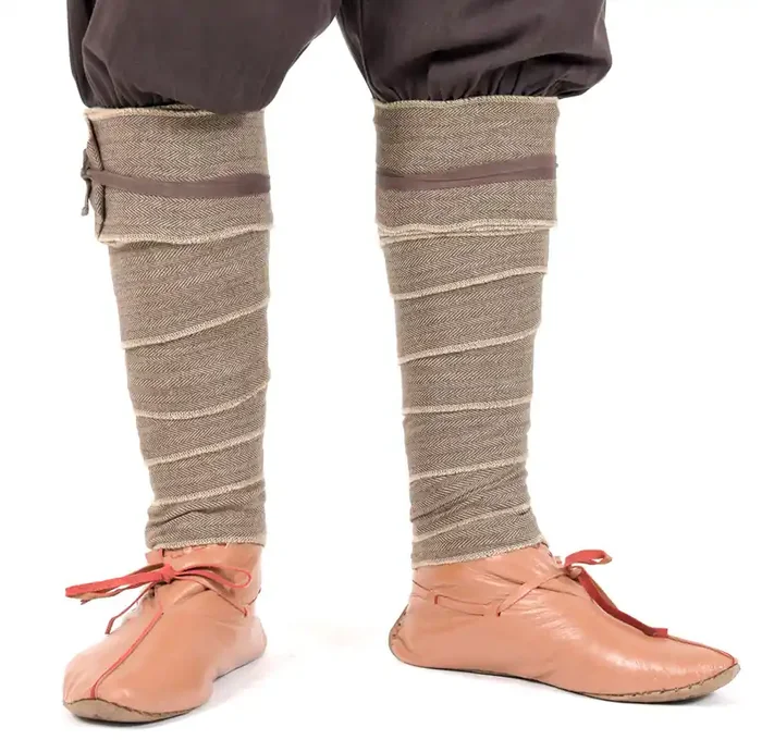 Wadenwickel m. Fischgrätmuster