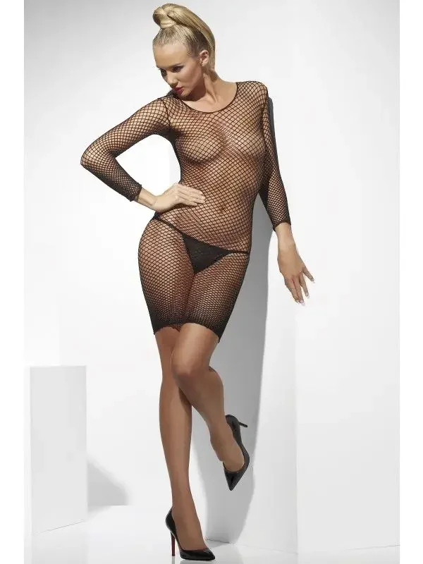Wahnsinnig Sexy Transparentes Bodysuit Halb Hochwertig Frau Kostüm Damen