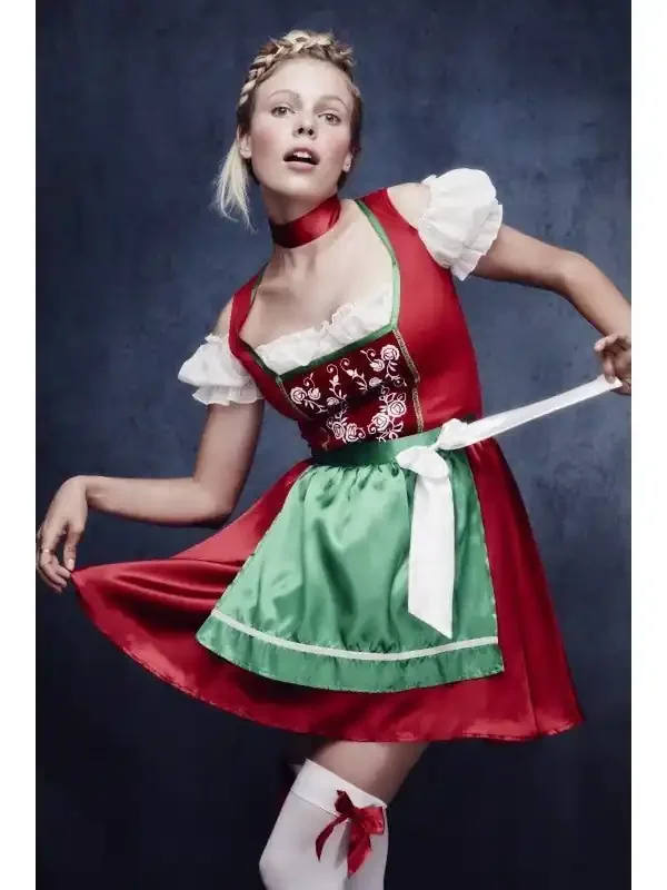 Weihnachten Dirndl Damenkostüm