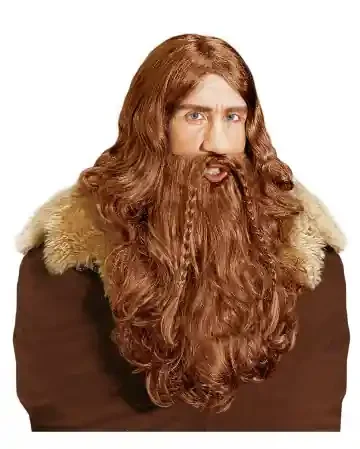 Wikinger Perücke & Bart