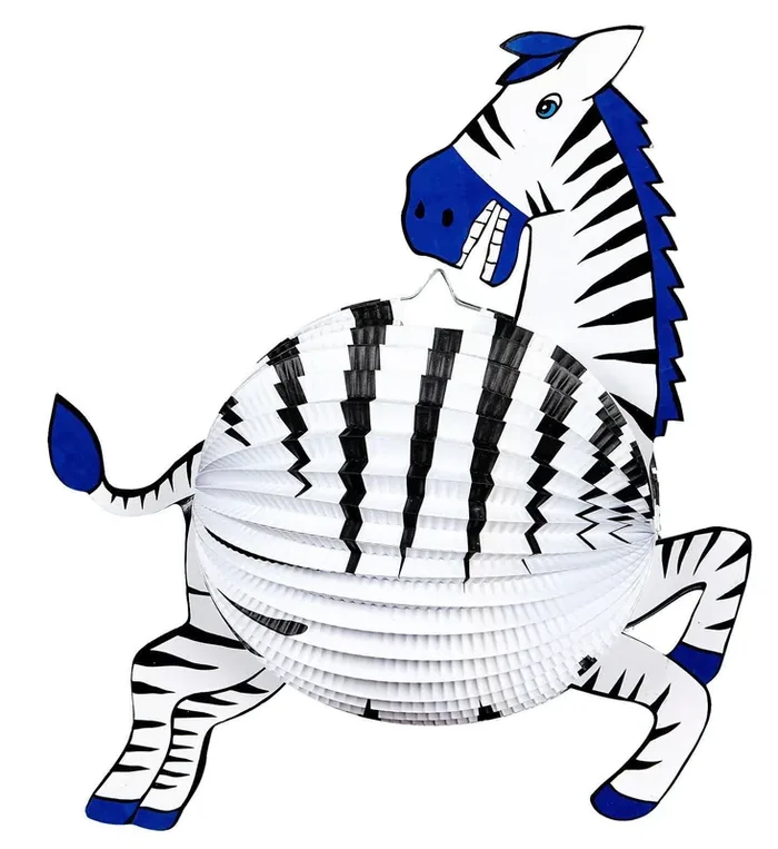 Zebra Lampion 42cm
