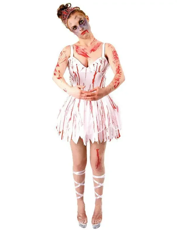 Zombie Ballerina Vrouw Kostuum