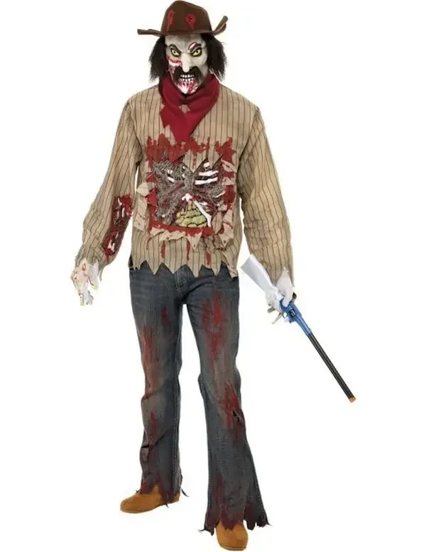 Zombie Cowboy Man Kostuum