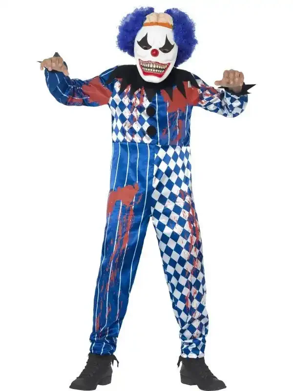Zombie Sinister Clown Kostüm für Jungen