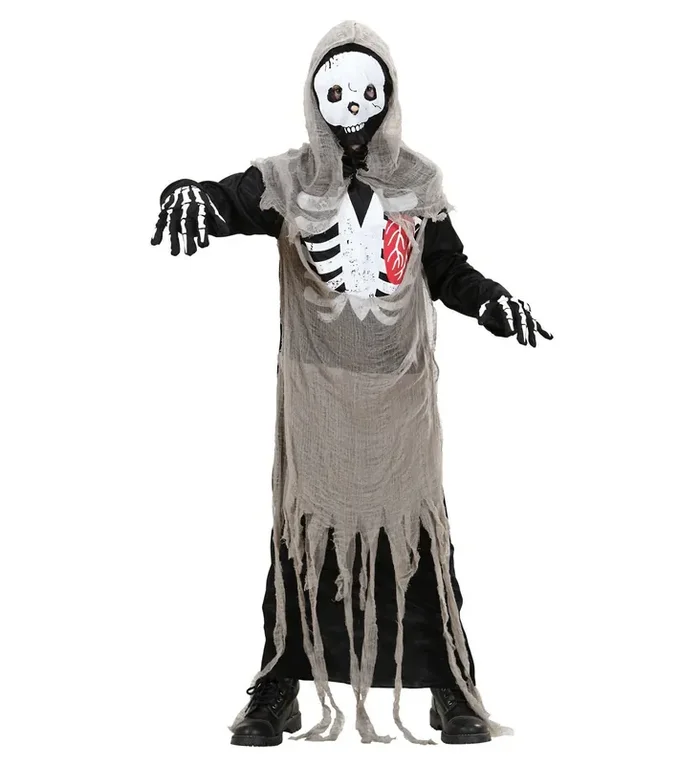 Zombie -Skelettkostüm Kostüm für Jungen