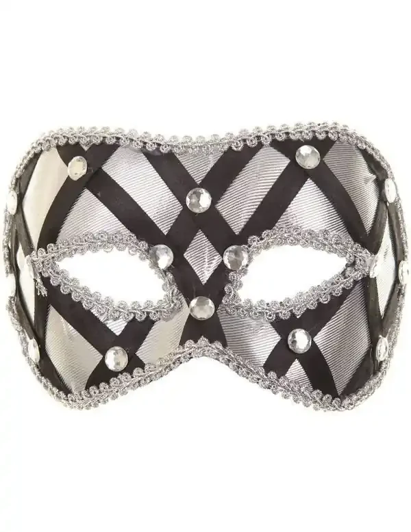 Zwart En Zilver Masker