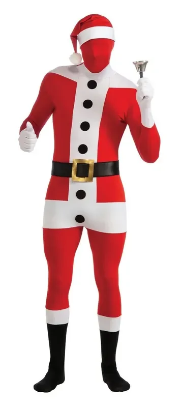 Zweite Haut Santa Claus Santa Claus Morphsuit Mit Hut Und Gürtel Herrenkostüm